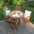 thumbnail image 5 of Redmon Genuine Teak Wood Full Size Folding Chair, Single, 5 of 8