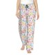 thumbnail image 1 of Balery Retro Floral Pantalones de pijama para mujer, pijamas ultraligeros, pantalones de estar por casa-Medium, 1 of 6