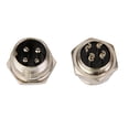 thumbnail image 4 of 2 Juegos de 4 piezas 16 Mm Aviation Plug + Panel de Metal Instalión DIY, 4 of 6