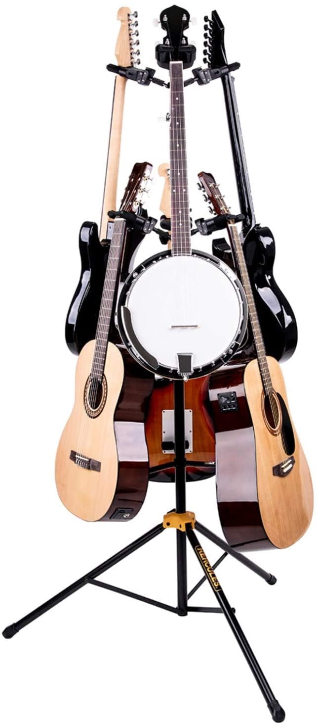 Hercules GS526BPLUS Plus Series Universal 6-Piece Guitar AutoGrip Display Stand