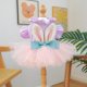 thumbnail image 4 of Vestido de perro con orejas de conejo, falda tutú de tul, vestido para mascotas con orejas de conejo 3D, lindo vestido de conejito para perros y gatos, atuendo para fiestas y vacaciones., 4 of 8