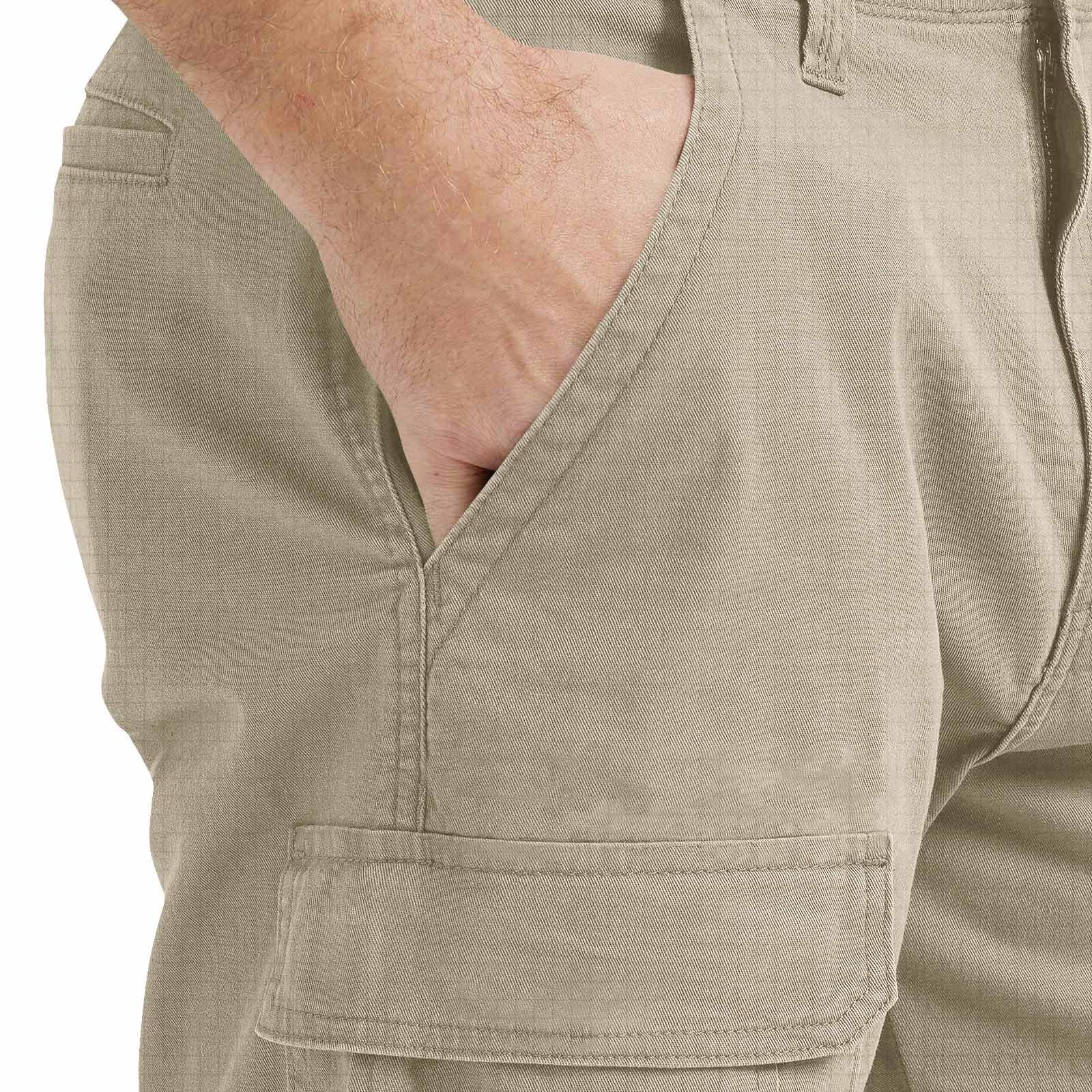 IYTR Cargo Shorts for Men Solid Color Lightweight Casual Work Pants Summer Outdoor Hiking Golf Athletic Shorts Multi Pocket (Gray,XL)
