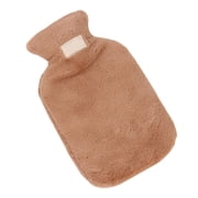 Outdoor Portable Bottle Faux Fur Winter Hot Water Bag With Cover Gift Hand Warmer