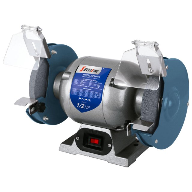 Esmeril Banco Silverline 6 Pulgadas Motor 1/2 Hp 110/220v DC-BGR6