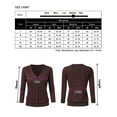 thumbnail image 5 of Women's Cardigan Sweaters Fall Cropped Open Front Button V Neck Lightweight Cardigans Knit, 5 of 5