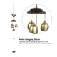 thumbnail image 3 of Música Música de viento Chime, Metal Wind Bell Colgando Chimes de Viento, Chimes de Viento, 21.65 x 1.97 Pulgadas de Corazón para el Patio Al Aire Libre Ornamento para El Viento Chimes, 3 of 7