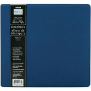 Perfect Scrapbook Fabric Scrapbook Album 12"X12"-Blueberry