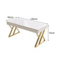 thumbnail image 1 of Keyboard Multifunctional Office Desks Executive Luxury Laptop White Office Desks Conference Storage Scrivania Room Furnitures My Lux Decor Round, 1 of 14