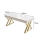 thumbnail image 1 of Keyboard Multifunctional Office Desks Executive Luxury Laptop White Office Desks Conference Storage Scrivania Room Furnitures My Lux Decor Round, 1 of 14