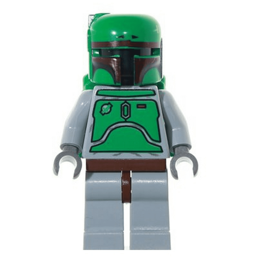 LEGO Star Wars Boba Fett Classic Grays Minifigure LEGO Star Wars Boba Fett Classic Grays Minifigure