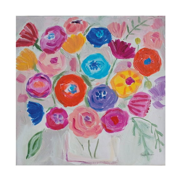 Farida Zaman 'Delicate Flair II' Canvas Art