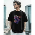 thumbnail image 4 of Men's T-Shirt,Ethnic Moose Short Sleeve Crewneck Casual Tee Shirts,Black-S, 4 of 8