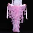 thumbnail image 4 of XIAONU Women's Asymmetrical Tulle Skirt Sequin Sparkle Satin Bow Tie Skirt Enchanting Party Prom Festival Skirt, 4 of 6
