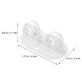 thumbnail image 2 of ELAYARD 20 Pcs Roulettes Mini Pivotantes Auto-Adhésives pour Mobilité Flexible, 2 of 8