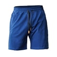 thumbnail image 5 of Sngxgn Men's Classic Cargo Shorts Lightweight Stretch Hiking Shorts Casual Wear Work Shorts with Pockets(Blue,M), 5 of 5