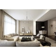 thumbnail image 4 of Living District Layne 42" 6-Light Transitional Metal Chandelier in Chrome, 4 of 9