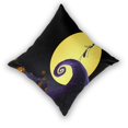 thumbnail image 3 of Juego de 2 fundas de almohada de felpa cuadradas negras de Pesadilla antes de Navidad, decoración de doble cara, cama de automóvil, dormitorio, sofá, fundas de almohada suaves, decoración del hogar,, 3 of 5