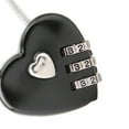 thumbnail image 4 of 3 Digit Combination Lock, Zinc Alloy Heart Shape Mini Code Lock with Easy Operation, Portable for Luggage, Backpack, Jewelry Box, Hall Locker, Tool Box, Gym Locker  for Travel, 4 of 7