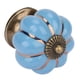 thumbnail image 2 of Daboolka Pomos de calabaza de cerámica estilo europeo tirador para muebles de cajón de gabinete de habitación (azul), 2 of 8