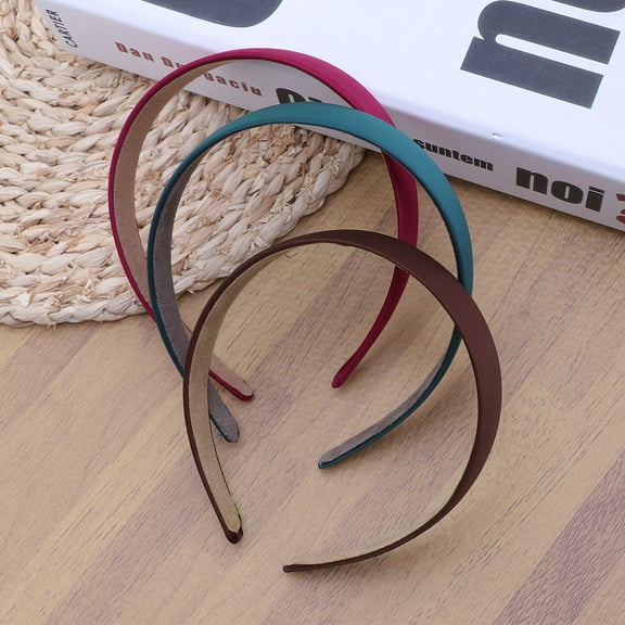 FOLOYORI Cloth Headwear 3Pack Headbands For Girls Daily Use Wine Red Color