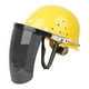 thumbnail image 1 of Protector facial con casco, ligero y multiusos. Máscara de soldadura. visera gris, 1 of 9