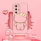 thumbnail image 4 of Funda de teléfono de silicona con espejo de Hello Kitty para Samsung Galaxy S23 Ultra S22 S21 S20 FE S10 Note 20 10 Plus A24 A34 A54, cubierta chapada, 4 of 5