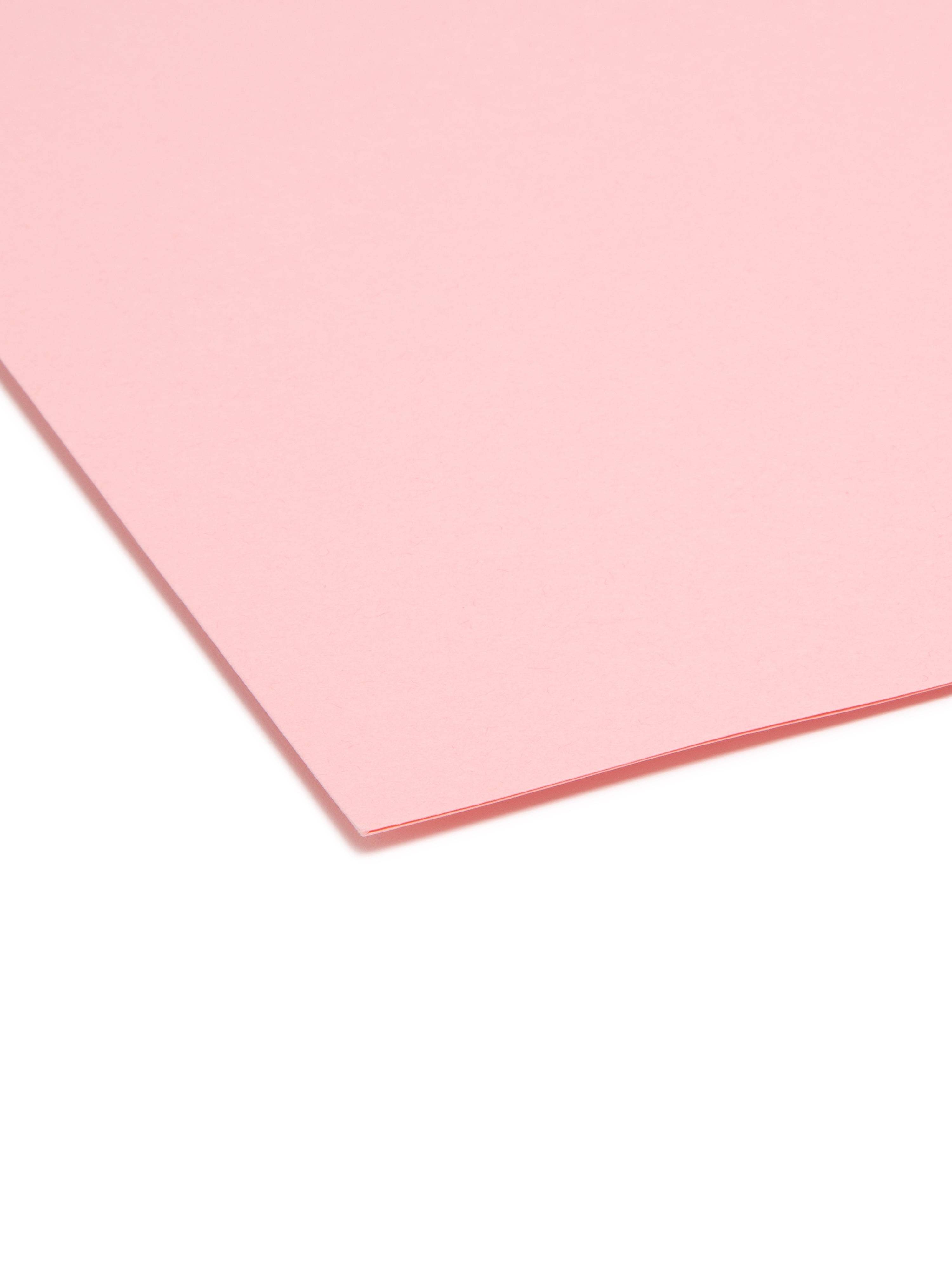 Smead Colored File Folders 1/3-Cut Tabs Pink 100/BX Letter (12643)