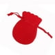 thumbnail image 1 of Qarigey 50 Uds bolsa de joyería con cordón de doble cara bolsa de elevación de pila regalos adornos de franela redonda embalaje de joyería boda Ropa, zapatos y accesorios Miscelánea Rojo Qarigey AP015690-01, 1 of 6
