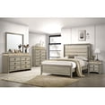 thumbnail image 3 of Coaster Giselle 5-piece Wood Eastern King Panel Bedroom Set Rustic Beige, 3 of 20