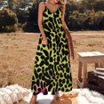 thumbnail image 2 of Leopard Print Pattern Sleeveless Dress for Women Clothing Female Women's Summer Skirt, 2 of 7