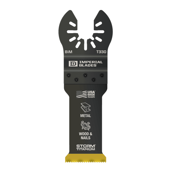 Imperial Blades One Fitâ„¢ 1-1/4" Storm Titanium Metal Blade, 1PC