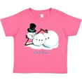 thumbnail image 3 of Inktastic Let It Snow Sassy Snowman in Top Hat Boys or Girls Toddler T-Shirt, 3 of 5