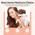 thumbnail image 4 of modelones Builder Nail Gel, 2 Pcs Clear Builder Nail Polish for Thickening Strengthener Apex Building Extension Rhinestone Glue Gel Polish in a Bottle for DIY Home Salon Gifts 10ml LED Lamp Cured, 4 of 9