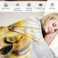 thumbnail image 3 of BCIIG Personalized Bee Gifts Blankets for Baby with Name, Custom Bee Blankets for Girls Boys, Gifts for Animal Lover, Throw Soft Warm Flannel Blanke  r Baby/Pets 50x60in, 3 of 6