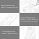 thumbnail image 3 of Silver Curtain Accessories Kit with 5M Eyelet Tape and 40 Rings for DIY Sewing Projects, 3 of 5