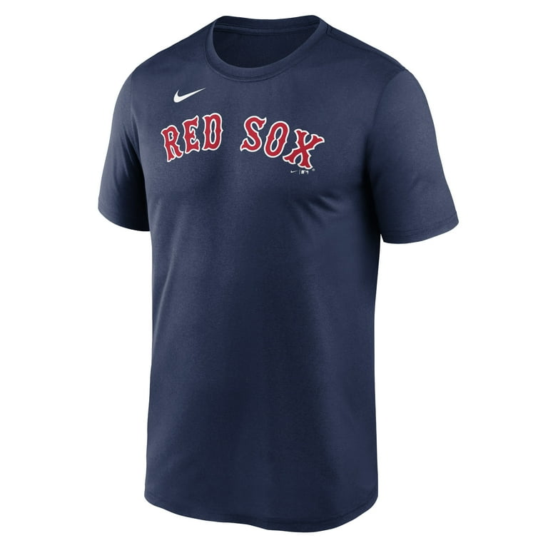 Men's Nike Navy Boston Red Sox Legend Fuse Wordmark T-Shirt