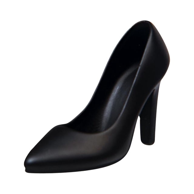 Zapatos de tacón alto de moda para mujer, hechos a mano a escala, zapatos de tacón alto para mujer, para 12'' negro