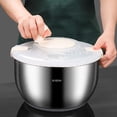 thumbnail image 3 of Premium 304 Stainless Steel Salad Spinner For Greens And Berries With Compact Design, 3 of 9