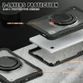 thumbnail image 6 of ELEHOLD Rugged Case For Samsung Galaxy Tab S11 2025 11-inch, Hybrid Shockproof 360° Rotating Stand Hand Grip Pencil Holder Protection Case With Detachable Shoulder Strap , A, 6 of 9