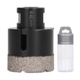 thumbnail image 1 of M14 Dry Wet Diamond Core Hole Saw Bit Robust Fast Stable Vacuum Brazing Diamond Core Drill Bit 45mm, 1 of 1