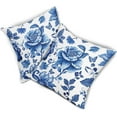 thumbnail image 3 of Chinoiserie Outdoor Pillow Cover 20x20 Inch Set of 2 Blue and White Floral Throw Pillow Covers Farmhouse Flower Pillowscase Linen Square Cushion Covers for Sofa Couch Bedroom Home Decoration, 3 of 6