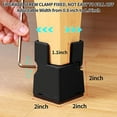 thumbnail image 3 of Ezprotekt 4Pack Adjustable Furniture Risers Screw Clamp,Bed Risers, Elevation in Heights 2"Heavy Duty Risers, Fit 0.87" to 1.5", 3 of 11