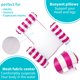 thumbnail image 2 of Deportes Acuáticos Hamaca a rayas y cama flotante para piscina con reposabrazos para relajarse en el agua (rojo rosa) Ehuebsd Para Estrenar, 2 of 8