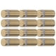 thumbnail image 4 of Soportes de separación de vidrio de acero inoxidable, 12 piezas Tornillos de separación de acero inoxidable Separadores de pared Diseño fácil de usar, 4 of 8