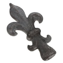 KALLORY 1Pack Metal Fence Finials For Courtyard Decorative And Stability Enhancement