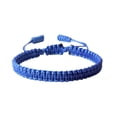 thumbnail image 1 of Pulseras de la amistad azules, pulseras azules hechas a mano para mujeres, pulseras de la amistad azules con nudo de cuerda tejida ajustable para mujeres, cuentas azules para pulseras, pulseras de la, 1 of 7