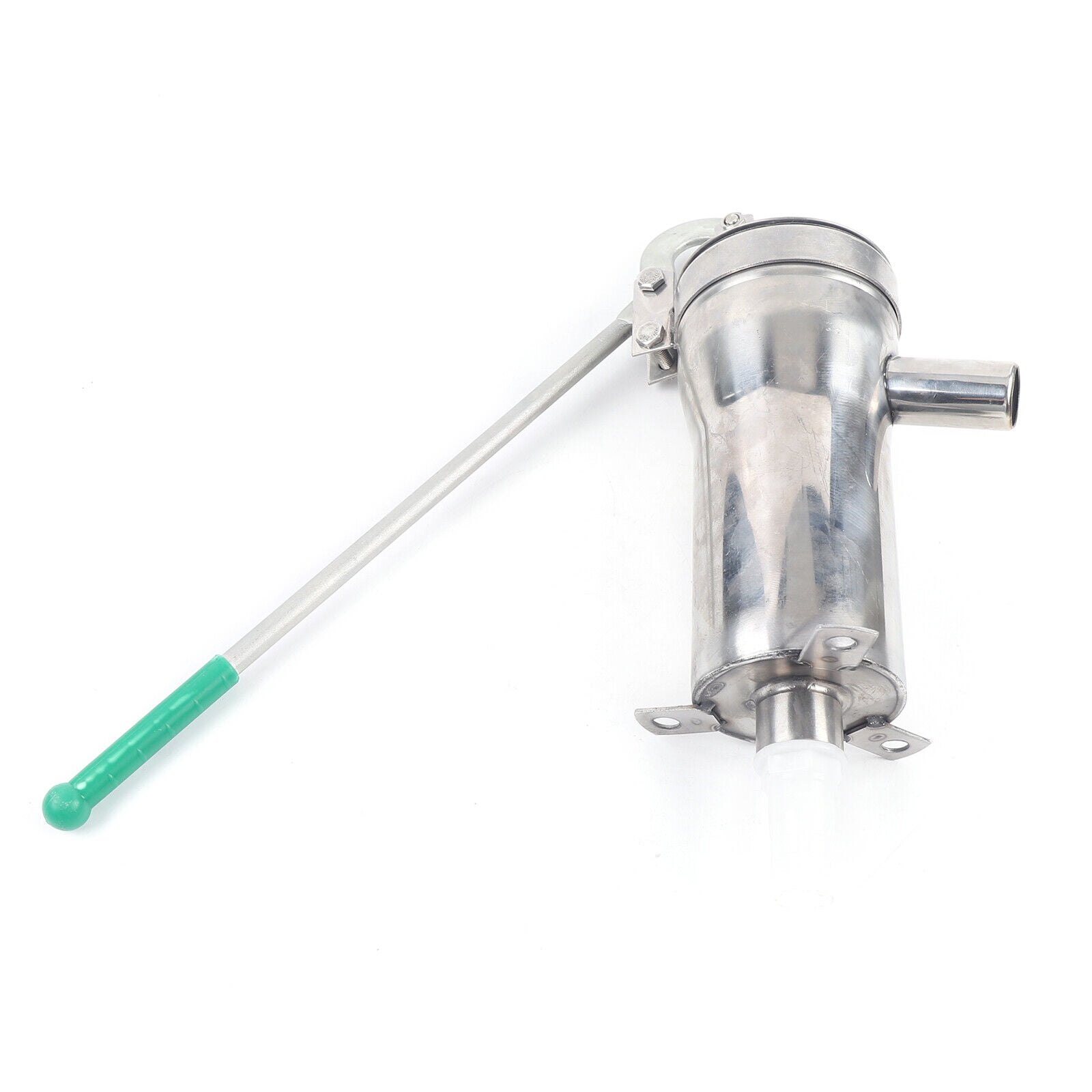Retro Silver Manual Stainless Steel Well Pump, Hand Water Suction Pump, Antique Manual Hand Well Pump