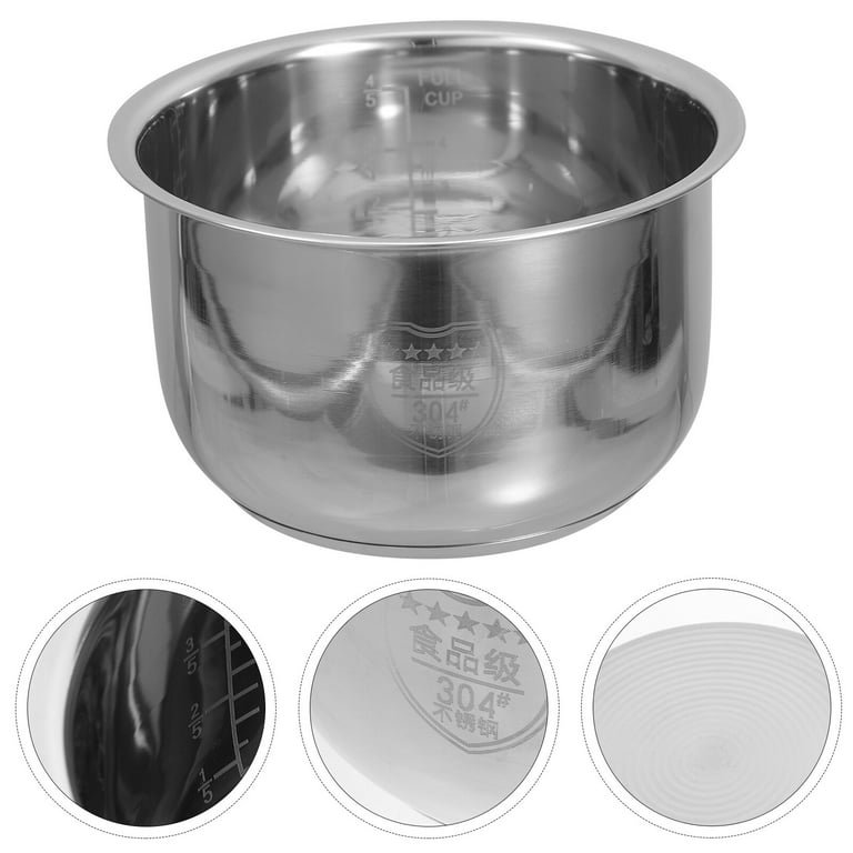 Cooking Inner Pot Rice Cooker Liner Aroma Stainless Steel Smart
