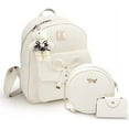thumbnail image 1 of Mini mochila de cuero Oso de Fresa 3 piezas con cremallera, 1 of 5