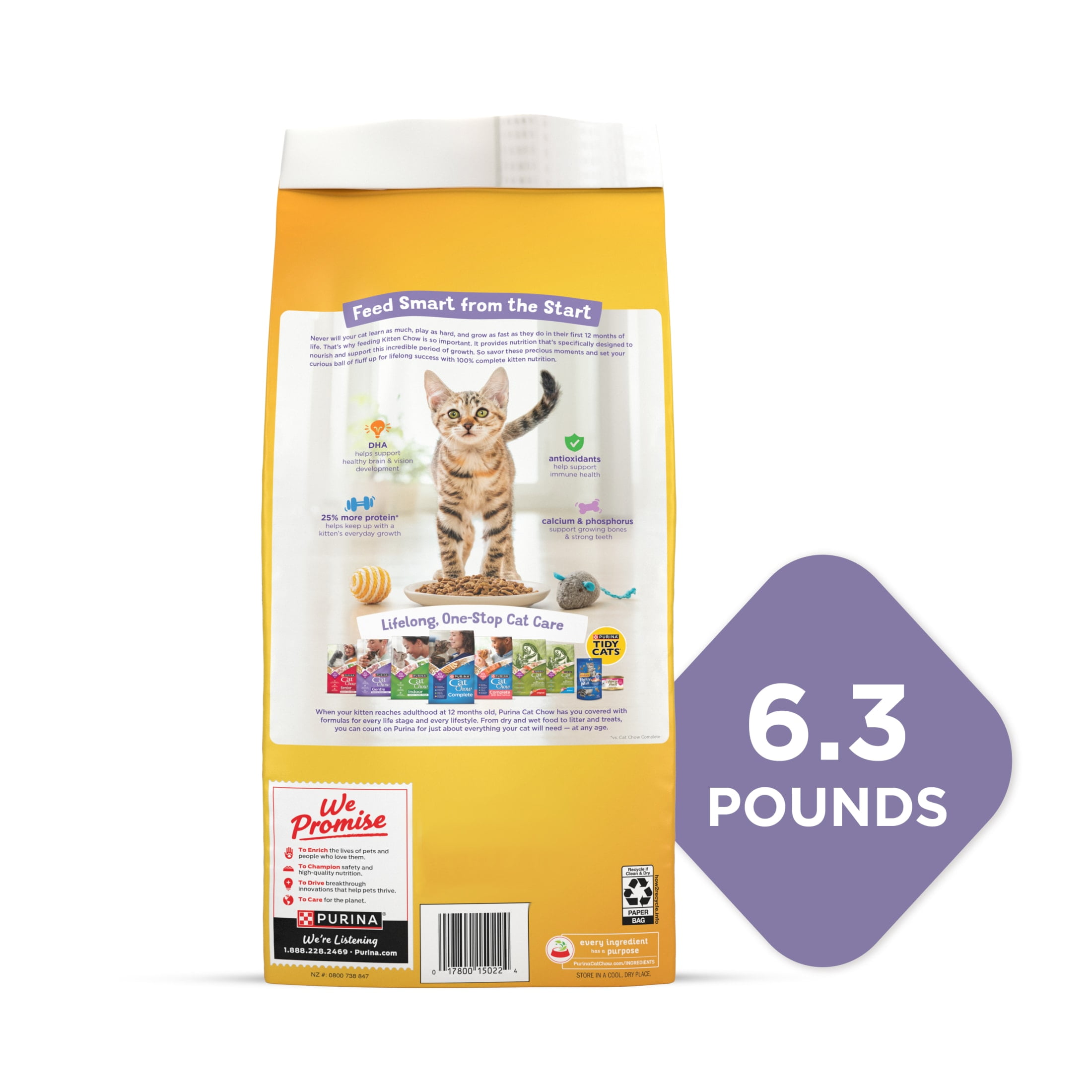 high protein purina cat grain free